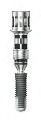 0 mm standard drill Insert the implant either by hand/ratchet or with the contraangled handpiece.