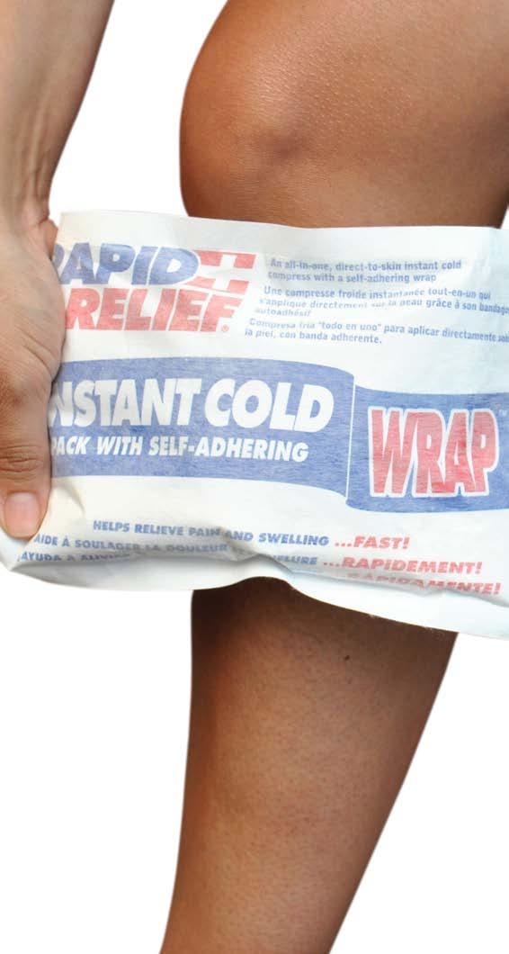 INSTANT PRODUCTS From instant cold packs for treating injuries on the sidelines to instant hot packs for relief of chronic
