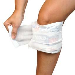 technology for easy activation Direct-to-Skin application with Gentle Touch technology Built-in compression wrap