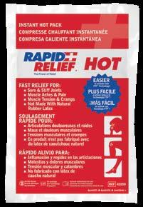 (English, Spanish and French) Magnesium Sulfate INSTANT HOT THERAPY RELIEF: Sore and stiff