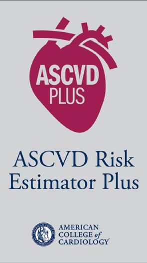 POOLED COHORT EQUATIONS ASCVD RISK ESTIMATOR Incorporates ASCVD Risk Factors: Age Sex Race