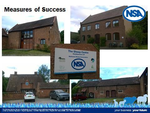 Making our assets work for the organisation is vital and a measure of success is the progress made in this area in the last 18 months, making the Sheep Centre at Malvern work much harder for NSA.