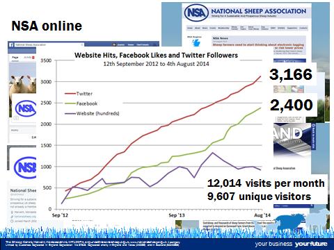 Growth has been steady for social media and while visits to the website are very strong (see graph) the monthly variation is considerable and needs further investigation.