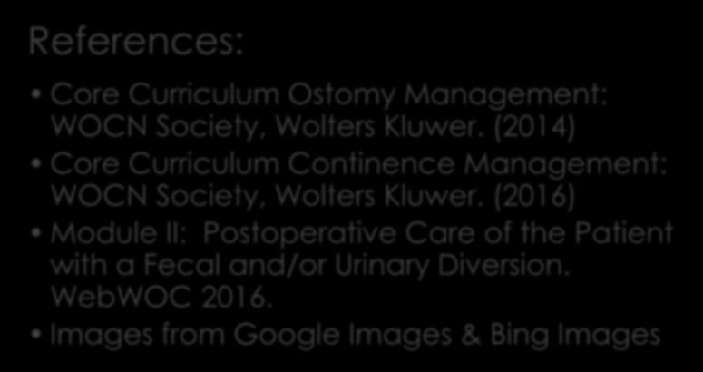(2014) Core Curriculum Continence Management: WOCN Society, Wolters 