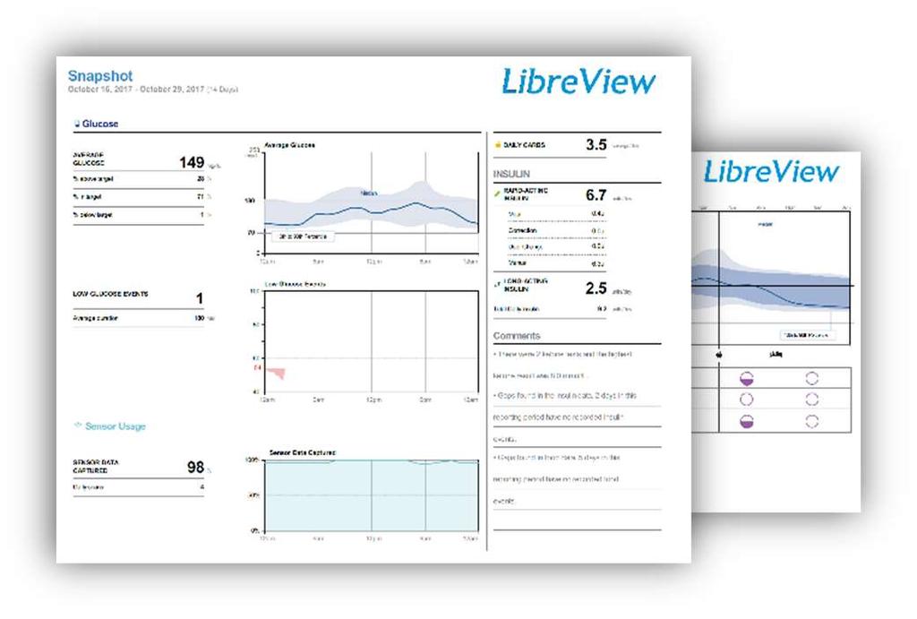 FreeStyle Libre Report Overview The LibreView system gives you a consistent