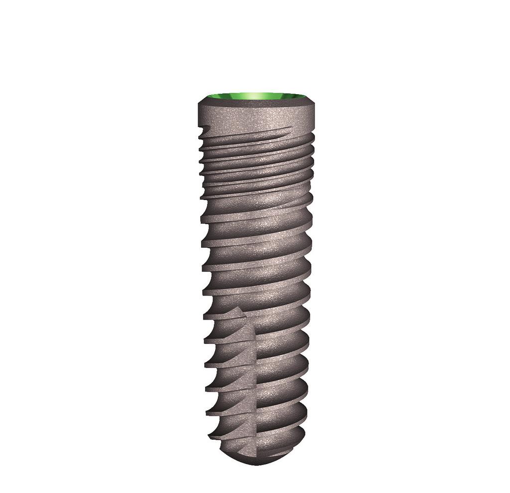 Legacy3 Progressively Deeper Buttress Threads Straight/tapered implant body with 5 inside thread diameter taper for increased thread engagement 45 Internal Hex Connection Industry-standard connection