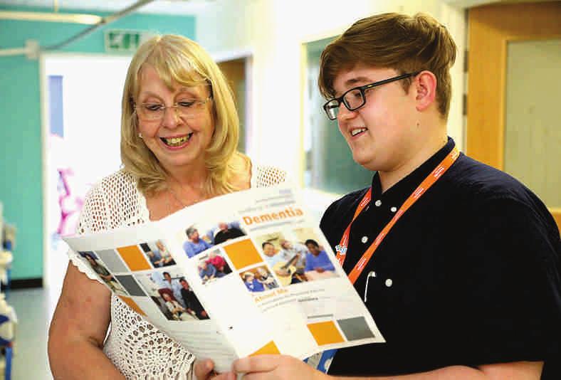 Dementia Outreach volunteer (right) at Royal Wolverhampton Hospital with a family carer The Dementia-Friendly Hospitals Charter is an important initiative to improve the care patients with