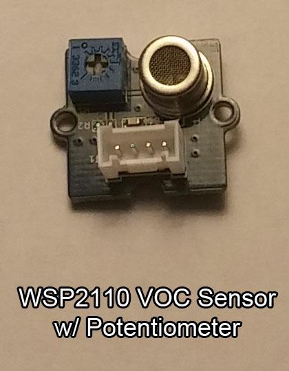 VOC Sensors WSP2110: Low concentration sensor. 1-50 ppm detection range.