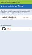 3. Enter the email for the person you would like to invite to your Circle, and tap Send when complete.