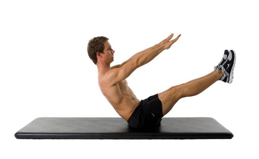 Double Leg Lift: Now sculpt the sides with this simple move Lying on your side with your underneath arm extended above the head, your hips stacked one on top of each other and your top arm on the