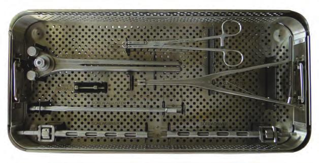 IMPLANTS AND INSTRUMENTS SET Securis Pedicle Screw System Tray 2 [119100] INSTRUMENTS UPPER LEVEL Product Number
