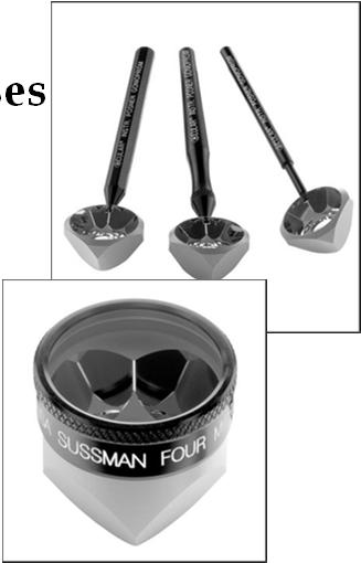 Gonioscopy Lenses 4-Mirror Technique Posner 4 mirror» Handle Sussman 4