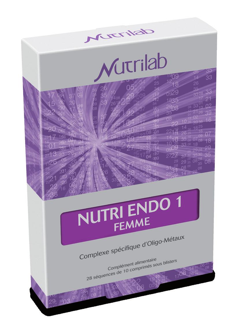 NUTRI ENDO 1 & 2 In practice 2 sequences of 10 chewable tablets per day No side effects Composition NUTRI ENDO 1 Composition : Calcium... 21.9 mg Magnesium... 4.37 mg Zinc... 0.80 mg Manganese... 0.11 mg Potassium.