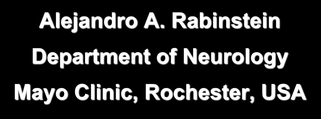 A. Rabinstein Department of