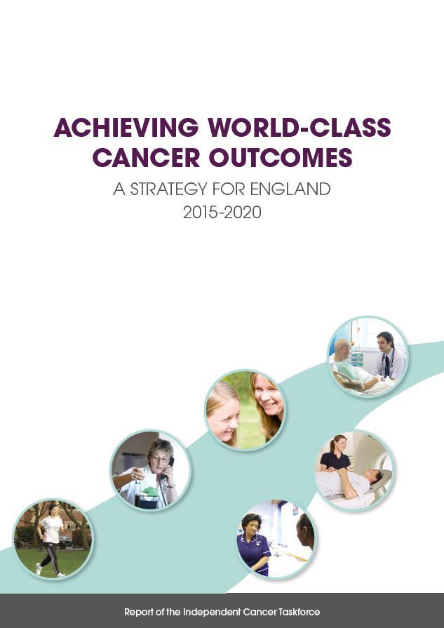This is where the quality of life metric comes in - Cancer taskforce NHS England and Public Health England should work with charities, patients and carers to develop a national metric on quality of