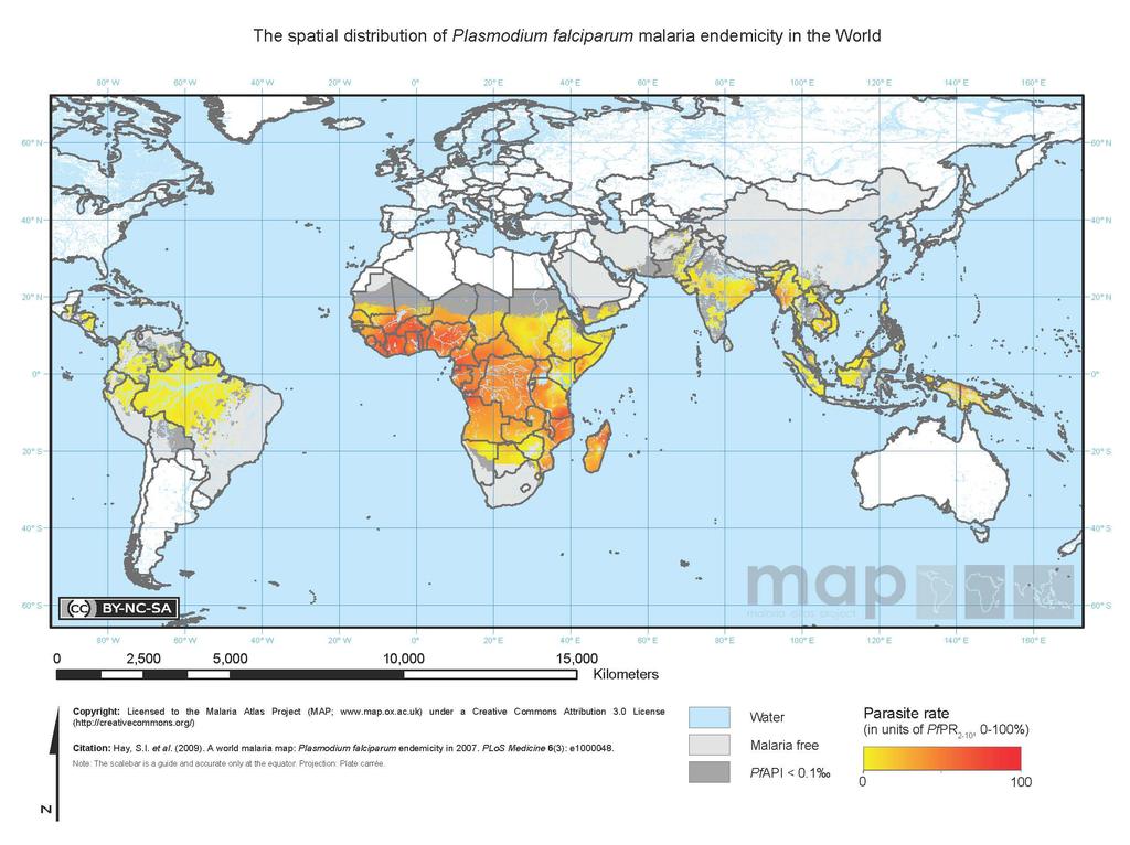 Introduction Global malaria epidemiology Malaria is a vector-borne disease caused by the Plasmodium parasite and transmitted to humans by the female Anopheles mosquito.