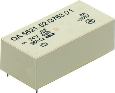 PCB Relays Safety Relay with double contacts monostable OA 621, OA 6 OA 621 OA 6 Acc.