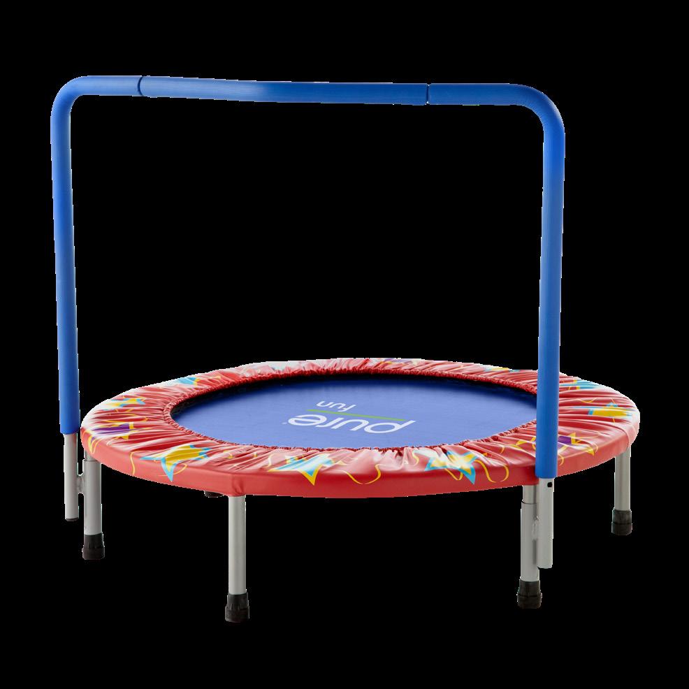 36 KIDS MINI TRAMPOLINE WITH HANDRAIL PRODUCT MANUAL - VERSION 01.18.