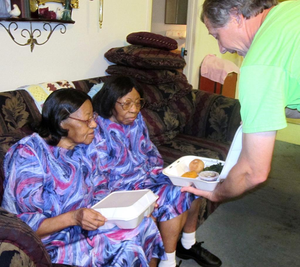 The second part of the nutrition program is hot meal delivery, which serves VISTE s most frail clients.