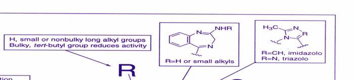 SAR of Benzodiazepines 15 Ring B Neither the 4,5-double bond, nor the 4-position nitrogen (the 4,5- [methyleneimino] group) in ring B is required for in vivo anxiolytic activity, albeit in vitro BZR