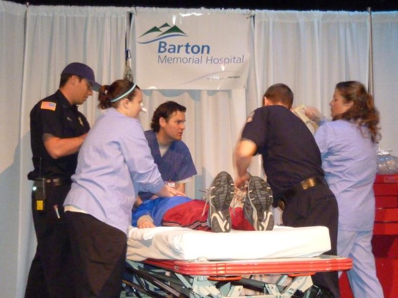 Provided by Barton Health Once the student enters the emergency room, actual