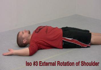 Full ROM Front and Back Abduct your right shoulder to 135 (bring arm away from your body along