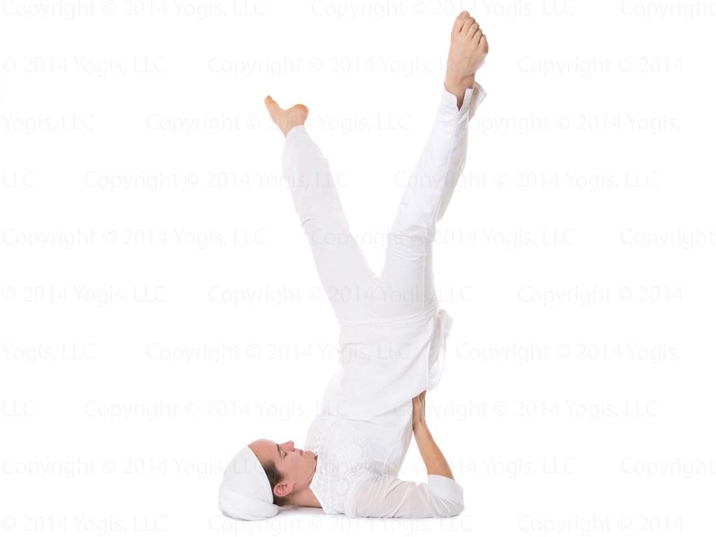 13. Shoulder Stand Comments: This is a four-part exercise.this exercise massages the liver and colon, eliminating problems with the liver, spleen, or gall bladder.