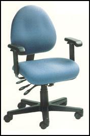 Should have adjustable back height, seat height, back tilt, and seat tilt Chair arms if present should not