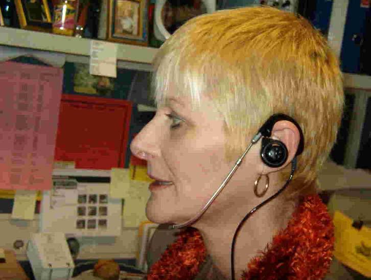 If phone calls are frequent job demand a telephone headset can