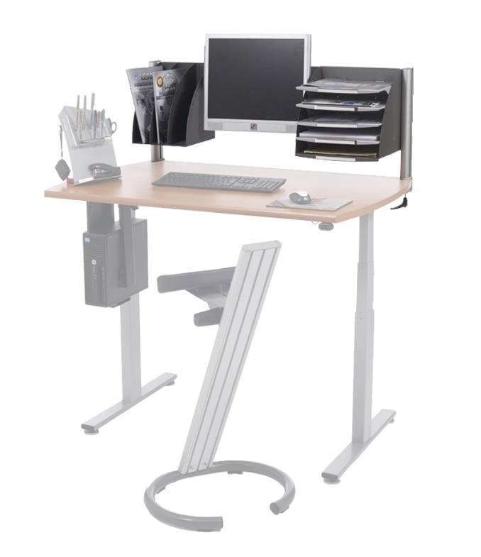 Easy to install on the entire work surface Complies with the Lean Office 5S principle Compatible with a large range