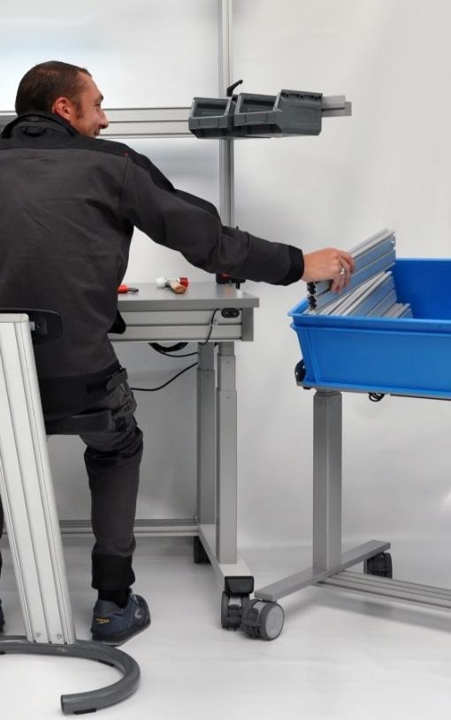 Recommended ergonomic postures in production 4.2. Why choose workstations that can be height adjusted? 4.3. Seats and standing seats for an ideal comfort 4.4. Anti-fatigue mat 5.