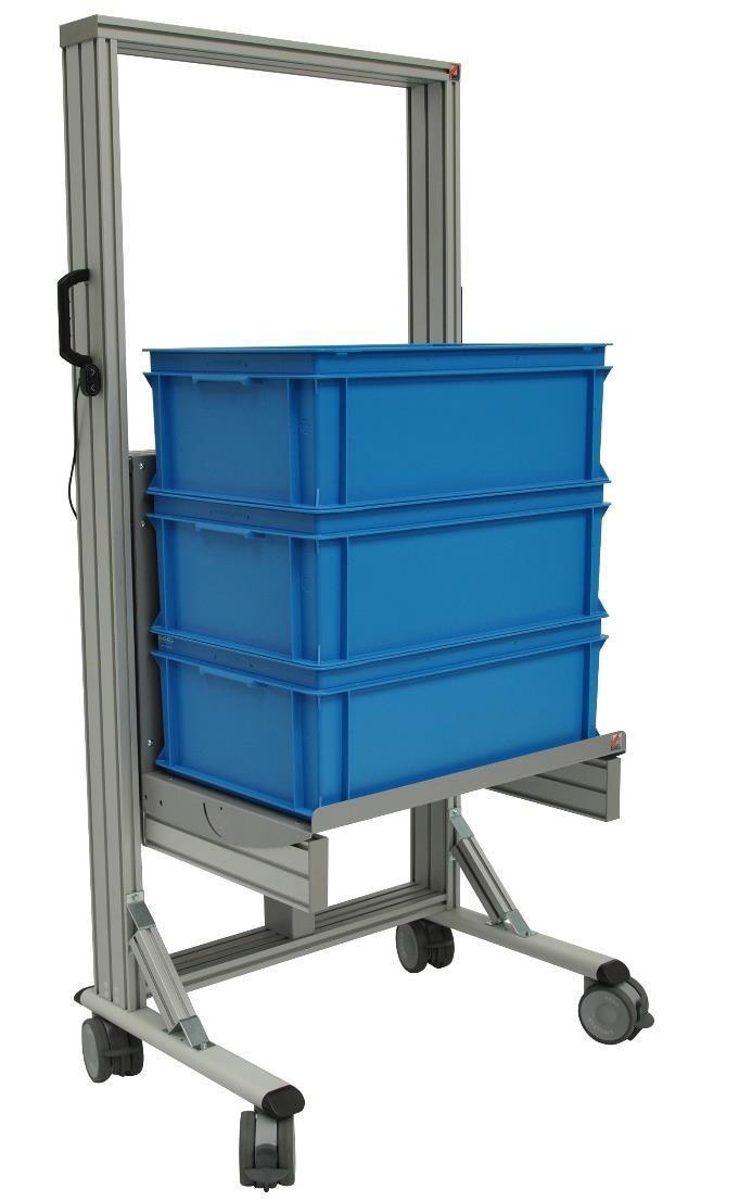 Our products: electric workshop servers LEANPOST 400 ERGO The LEANPOST 400 workshop server is ideal to maintain components at a constant height thanks to its electric tray-holder.