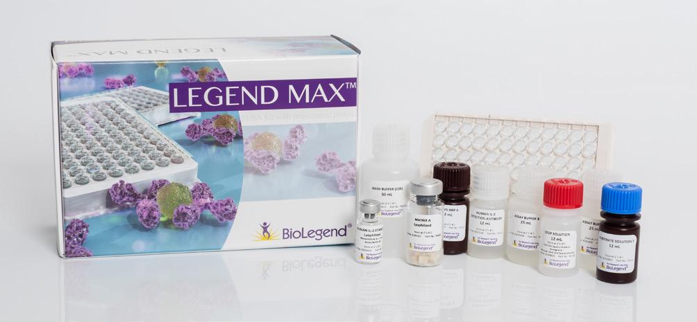 with capture antibody. ELISA MAX Deluxe Sets contain pre-optimized reagents, uncoated 96-well plates and additional buffers/solutions, while still being a cost-effective alternative.