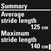 Smart in use Average stride length Maximum stride length Visible if Polar Stride