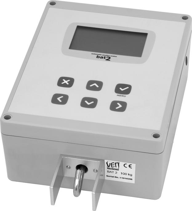 1. Introduction The poultry scale BAT2 Lite is designed for automatic weighing of live poultry.