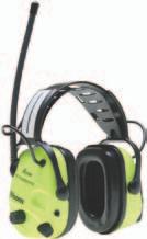 Electronic Earmuffs/Headsets Peltor Worktunes II Headset Hi-Visibility Radio Earmuffs s!- &- RADIO BAND s IMPLE TUNING AND VOLUME ADJUSTMENTS s OUND LIMITS TO D"!