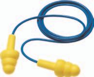 Banded Earplugs s Non roll down for easier insertion and less chance of dirt transfer into ears s Soft with flexible tip and contoured to fit most ear canals s Reusable and washable s Medium noise