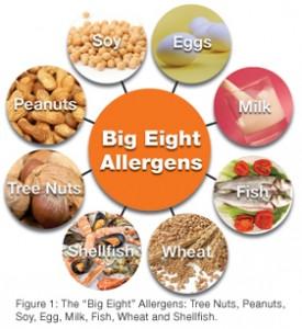 Allergens An allergy alert message will appear at the bottom of a food label to advise people with certain food
