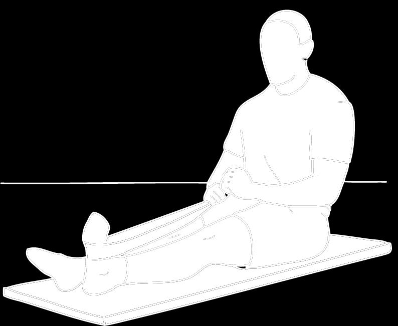 5. Prone Stretch Prone Knee Stretch Position - Lying on your front with knees over the bed edge.