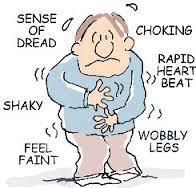 Signs & Symptoms: Physical Cardiovascular: pounding heart, chest pain, rapid heartbeat, blushing Respiratory: fast breathing, shortness of breath Neurological: dizziness, headache, sweating,