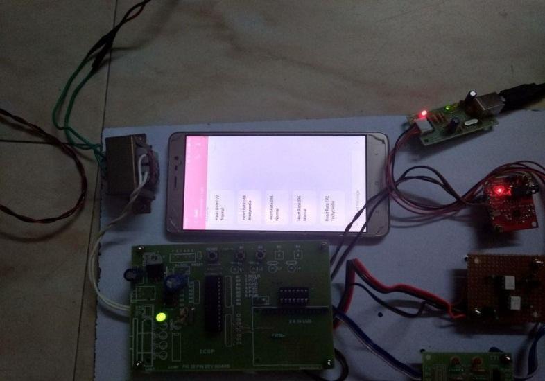 the mobile through GSM module shown in fig 9. Fig 10.