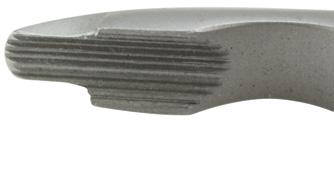 unique, light weight, ergonomic handle with tapered beaks.