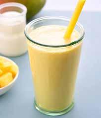 High sugar and high fat drinks e.g. mango juice drink, lassi, or chai.