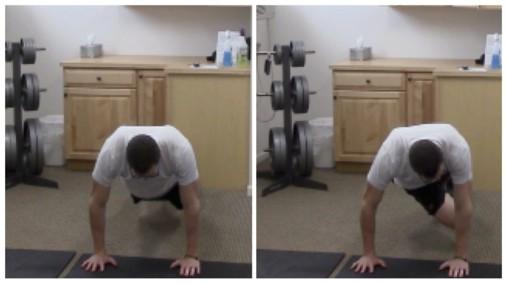X-Body Mountain Climbers 1. Start in the push-up position with your core tight and back straight. 2.