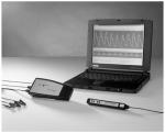 Non-invasive portable tonometer for determining arterial pressure wave and