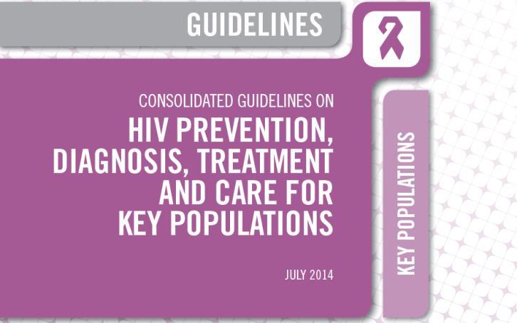 PrEP guidelines CDC - Clinical practice guidelines for healthcare providers WHO - HIV prevention