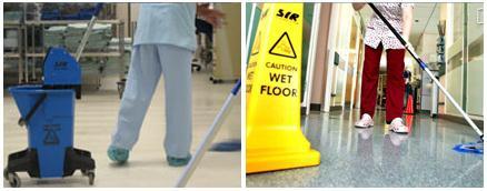 Follow floor manufacturer s recommendations Barricade & sign wet area (only
