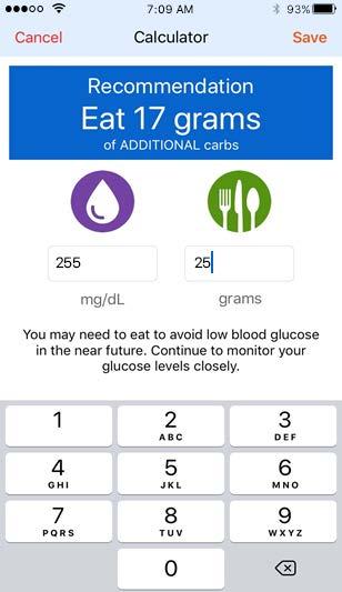 CALCULATE A DOSE Using the Dose Calculator with Blood Glucose Data 1. Launch the App by tapping the InPen icon. 2.. Open the dose calculator by tapping the icon. 3.