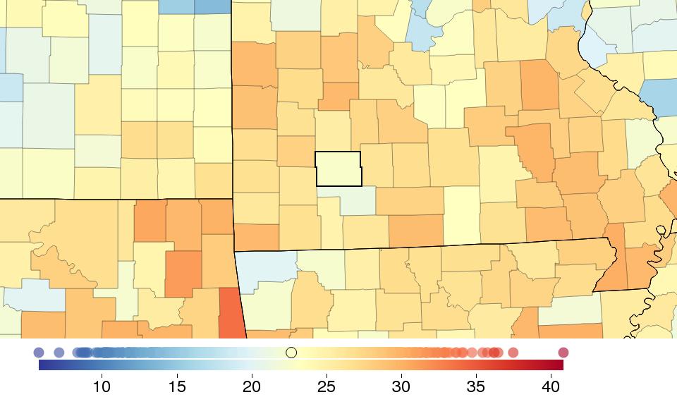 FINDINGS: SMOKING Sex Greene County Missouri National National rank