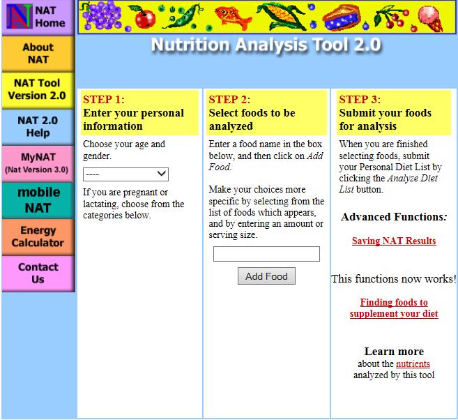 Go to: http://archive.myfoodrecord.com/mainnat.html Use Nutrition Analysis Tool 2.
